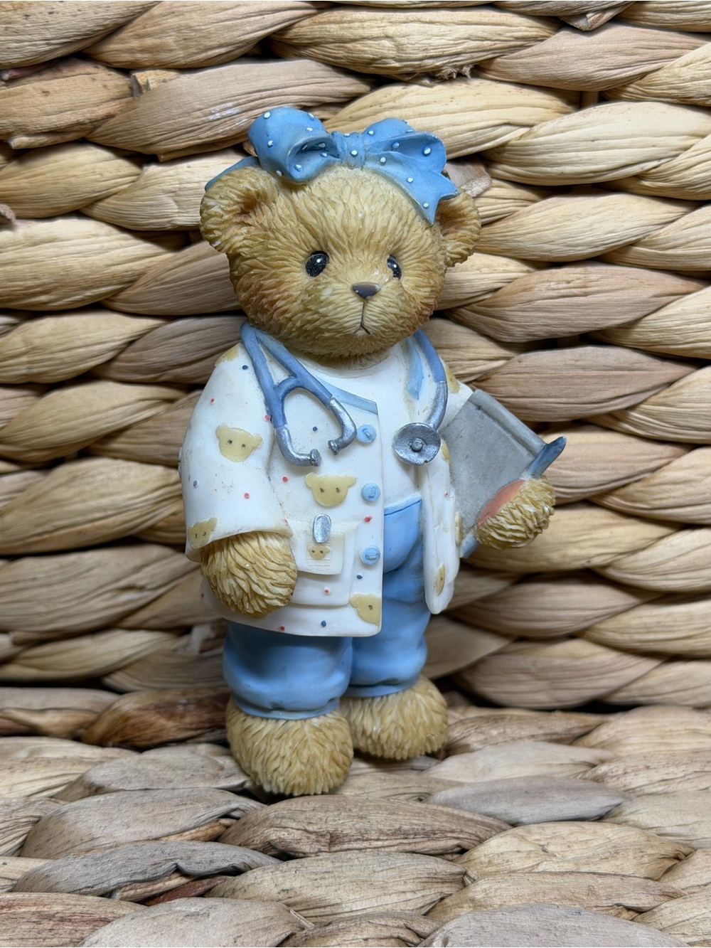 Cherished Teddies Paula Nurse 874728 Enesco P Hillman 2000 Retired Figurine